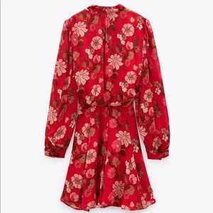 NWT ZARA FLORAL PRINT DRESS